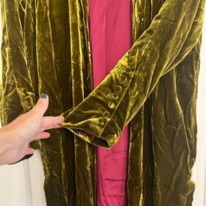 Zara velvet duster